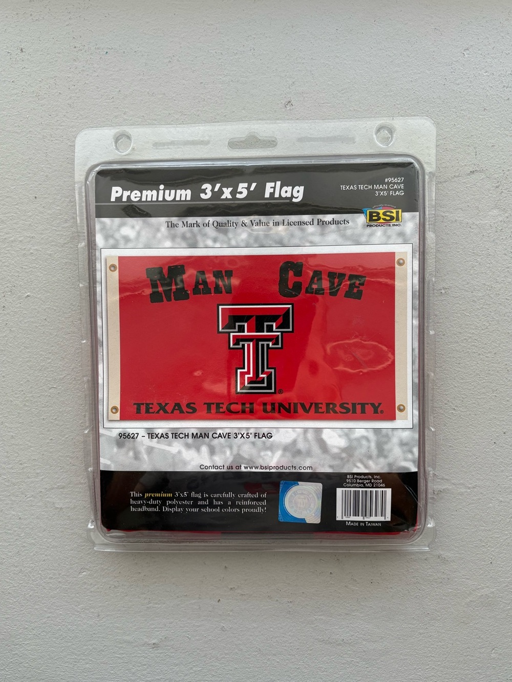 Texas Tech University 'Man Cave' 3ft X 5ft Polyester Flag